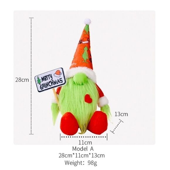 NEW THE GRINCH KNOME CHRISTMAS DECOR dwarf - Picture 4 of 8